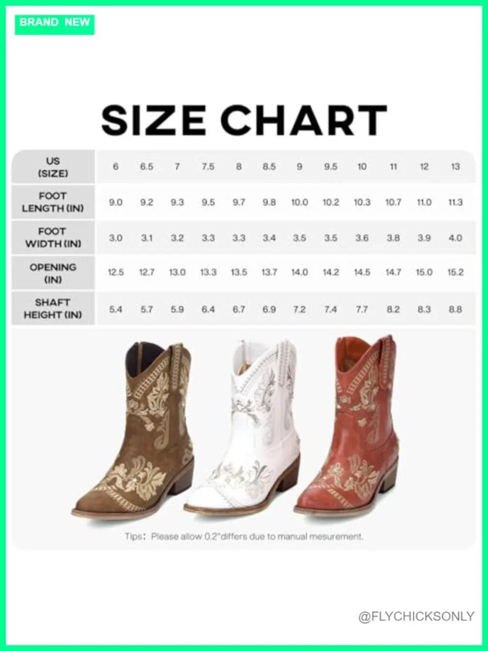Western Embroidered Cowgirl Boots Pointed Toe Chunky Heel Side Zipper Ankle